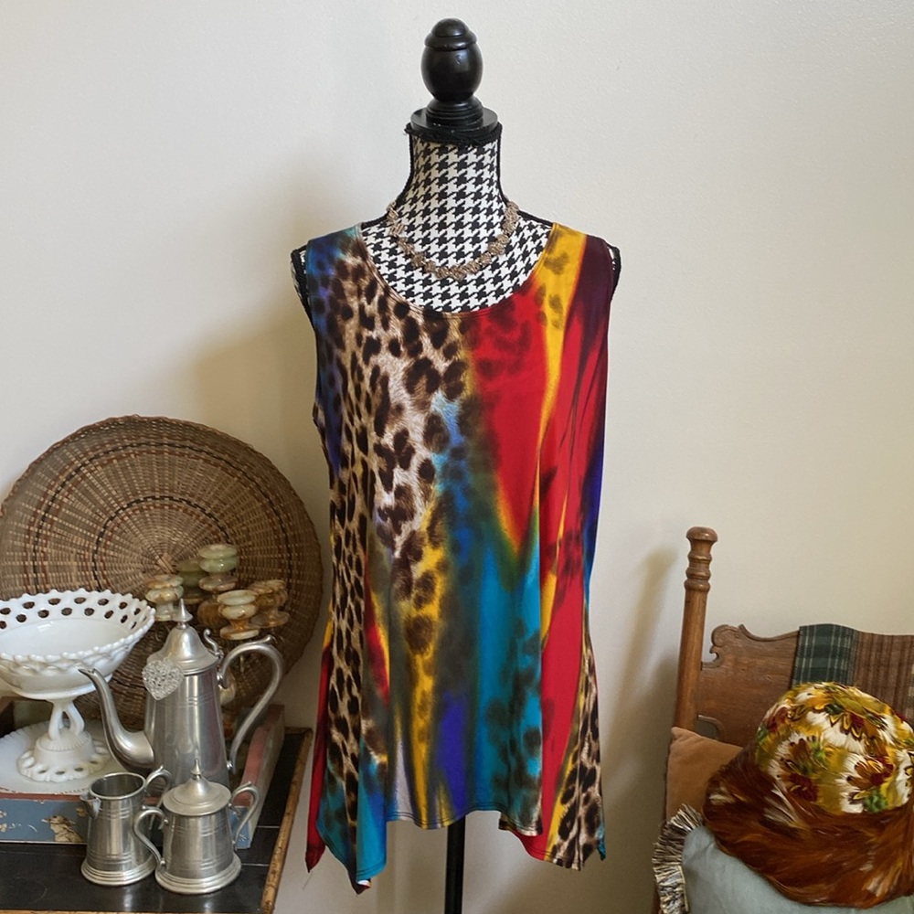 COVER CHARGE Sleeveless Tunic Size XL